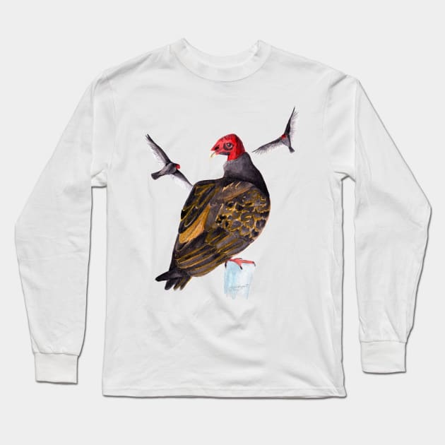 Turkey Vultures Long Sleeve T-Shirt by Peleegirl